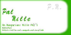 pal mille business card